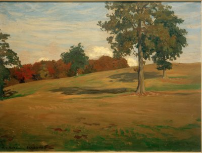 Autumn in the Eifel by Hans Richard von Volkmann